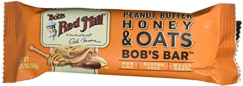 Bob's Red Mill Bobs Red Mill Honey Oat Peanut Butter Bars, 1.76 OZ, Pack Of 12