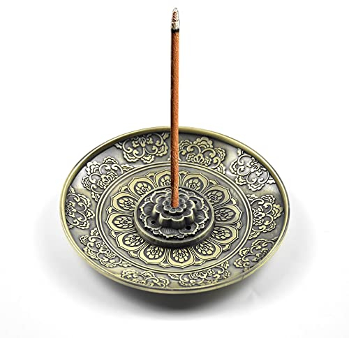 TONAUP Räucherstäbchen Halter, Lotus Ash Catcher, Räuchergefäß Platte Räucherstäbchenhalter, Lotus Censer Stick Incense Holder für Stick Incense