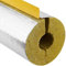 Sanitärshop Baustoffe & Sanitär Set: 10 Stück 18x20mm Steinwolle Rohrisolierung Rohrschale alukaschiert Dämmschichtdicke 20 mm Armacell 100% Isolierung für Warmwasser und Heizungsleitungen