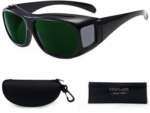 UpaClaire Welding Glasses Wrap-around Laser Safety Glasses Goggles for laser cosmetologists