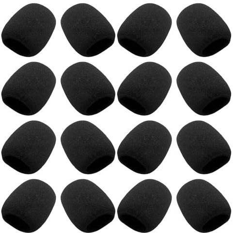 Ciieeo Set 18 Pezzi Parabrezza Microfono Portatile in EVA Filtro Anti-Pop Copertura Antivento e Protezione Polvere per Registrazione Vocale Streaming Canto e Studio
