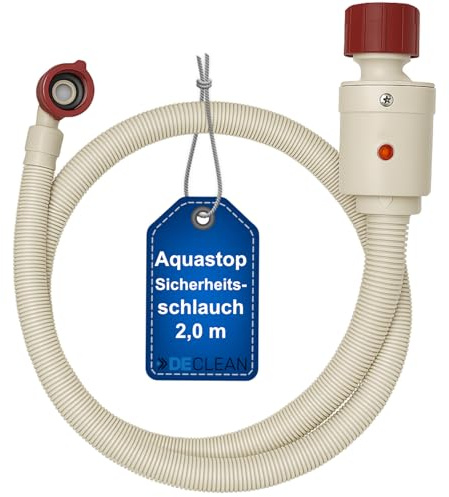 DeClean Sicherheitszulaufschlauch 2 Meter Aquastop Wasserschlauch Schlauch für Spülmaschine