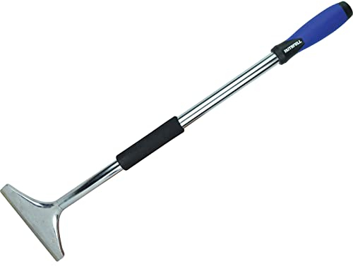Faithfull Heavy-Duty Long Handle Scraper for Removing Wall Coverings, Wallpaper & Tiles – 150mm (6in) Blade, 600mm (24 in) Length