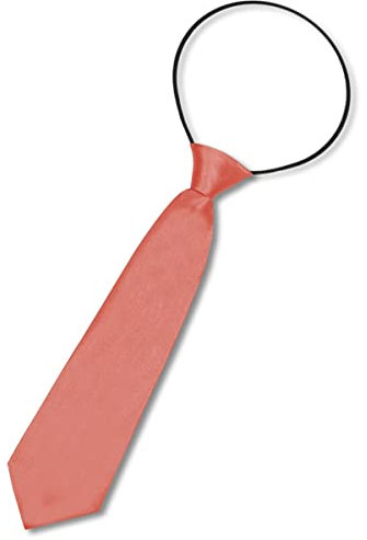 Soul-Cats pojkar slips 27 cm förbundna siden utseende bröllop nattvard ungdomshäst, ROSA, 27 cm x 6 cm