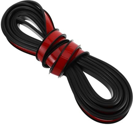 HOMSFOU Klebeleiste Für Decken-kronenleisten Und Wanddekorationsleisten Einfache Installation Mit Gummidichtung Wetterschutz Für Luken Selbstklebende Viertelstableisten Und Gummikantenleis