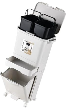 Sharplace 42L de Basura de Cocina de Cocina Doble Basura de Basura Reciclaje de contenedores de clasificación de desechos de contenedor para casa
