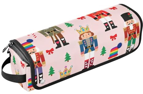 Sac de voyage pour outils de coiffure pour femme avec coussinet résistant à la chaleur, organiseur portable pour outils de coiffure, fer à lisser, fer à friser, sèche-cheveux, soldats casse-noisette