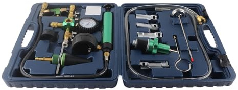 ZASCHMOY Kit de Recarga de Vacío para de Refrigerante, Probador de Fugas de Presión del Radiador, Relleno Anticongelante para la Mayoría de los Vehículos, Ajuste Universal