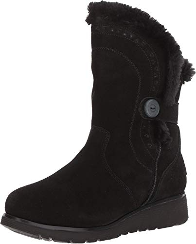 Skechers Keepsakes Wedge Cozy Peak, Botines Mujer, Black, 37.5 EU