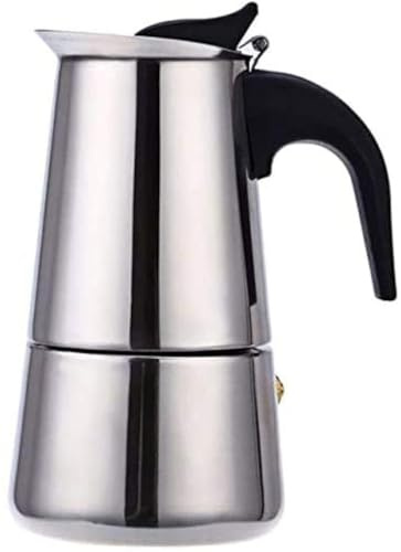 Kaffekanna i rostfritt stål mocha espresso latte perkolator spis kaffebryggare gryta perkolator dryckesverktyg cafetiere latte spishäll (100 ml)