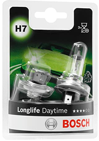 Bosch H7 Longlife Fahrzeuglampe 12V 55W PX26d (2 Stück)