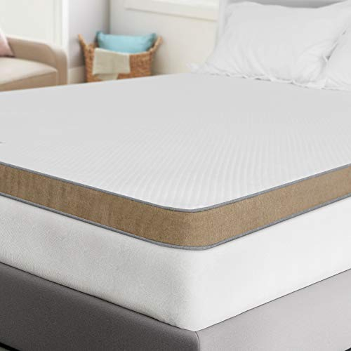 BedStory 7,5 cm de Espuma de Gel Memory Topper, Protector de colchón de dureza H2+H3 2 en 1 de Espuma fría, cubrecolchón con Funda extraíble para colchones, Cama con somier, sofá Cama