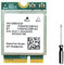 Giilayky MT7925 WIFI 7 Card 5400Mbps M.2 Triple Band 2.4G/5G/6G Bluetooth 5.3 WiFi Card Adapter for Win10/Win11 Linux