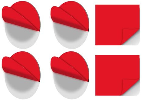 MxyVrix 6 Piezas Adhesivo Doble Cara para Montaje en Salpicadero,Adhesivo de Montaje de Dash Cam, Super Fuerte Cinta de Doble Cara, Almohadillas Adhesivas Resistentes al Calor y al Agua