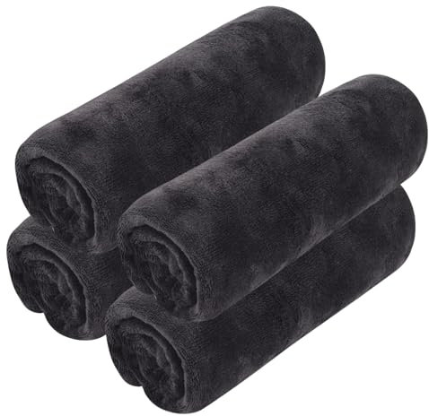 TANGHSE 4 Pack Gym Towels for Men Women, Microfibre Sports Towel Quick Dry Sweat for Workout Camping Travel Microfiber Towel for Adults Swim Towels for Kids