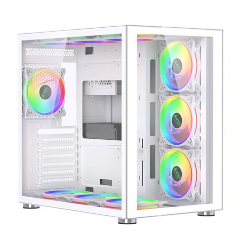 ASC Intel Core i7 Gaming Bundle • GT730 2GB Graphics Card • 16GB RAM • 256GB SSD+1TB HDD • 500W 80+ PSU • White 6 Fan RGB Gaming Case • WIFI • Windows 11 • 22 Monitor Bundle