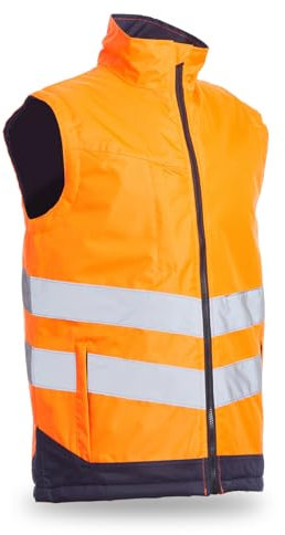 Blackrock Warnschutz-Weste, gepolstert, für Herren und Damen, Uni, Fleece, Gillette, Arbeitskleidung, warm, wasserdicht, winddicht, gesteppt, Größe M