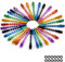 Hopewey 18 Alumium Darts Shafts Dartschäfte Dart Stem Alloy Dart Schäfte Dartschächte+ 18 Stücke Dart Gummiringe (18pcs)
