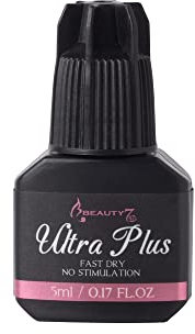 Extension Ciglia Colla Professionale Adesivo Asciugatura Rapida 3-4 secondi Nero 5ml