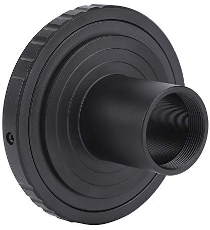 Tbest Adaptador T de 23, 2 Mm, Anillo Adaptador Metal, Ocular de Microscopio de Montaje en T de 23, 2 Mm para Cámara Ai Mounts SLR
