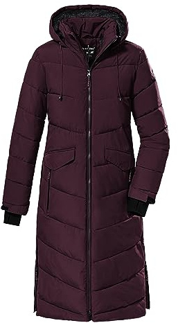 Killtec Ladies Kow 62 Wmn Qltd Ct Winter Coat Down Look Hooded Coat