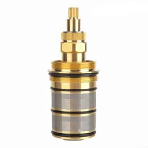 Thermostatic mixer valve,shower valve, Brass Replacement Thermostatic Cartridge, Replacement 20-48 Celsius Thermostatic Cartridge Hot and Cold Water Mixer Valve Bar Temperature Control Repair Kit for