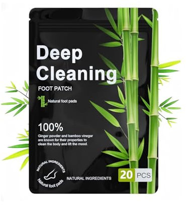 Freshmagis 20PCS Cerotti Detox Piedi Elimina Tossine, Detox Cerotti Piedi Per Piedi Antistress, Erbe naturali,Cerotti Piedi Detox Per Dormire Meglio