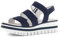 Gabor Damen Sandaletten, Frauen Sandalen,Best Fitting,Sommerschuhe,Freizeitschuhe,offene Schuhe,Strandschuhe,Sommersandalen,Blue,39 EU / 6 UK