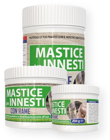 Mastice Per Innesti E Potature - Con Rame - Antibatterico Pasta Cicatrizzante Curativa Per Ferite Piante Alberi Arbusti X 1 Kg