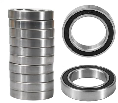 Flewdart 10 st 6803 2RS kullager 17 x 26 x 5 mm, 6803-2RS 6900RS Förseglade kolstål för maskiner och verktyg (6803RS 10 st)