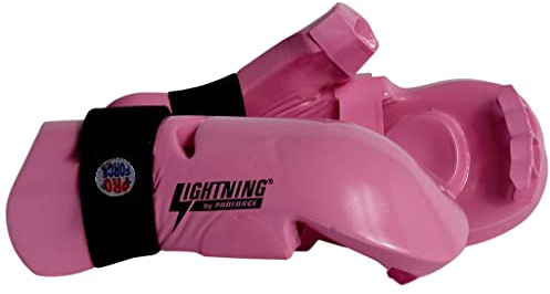 Pro Force Lightning Punches Sparring Gloves (Pink, Child Medium - Knuckle Width 2.5-2.75)
