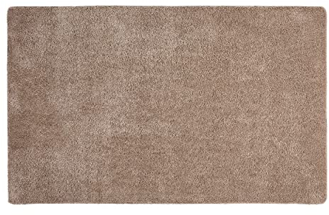 Astra Fußmatte innen rutschfest - Pflegeleichte Schmutzfangmatte waschbar - Türmatte PVC-frei Sauberlaufmatte - saugstarker Fußabtreter Taupe 60x100 cm
