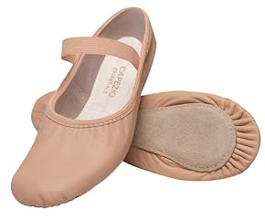 Capezio Kinder Luna Ballettschuhe Ballerinas, Rosa-Ballet Pink, 27 EU Weit