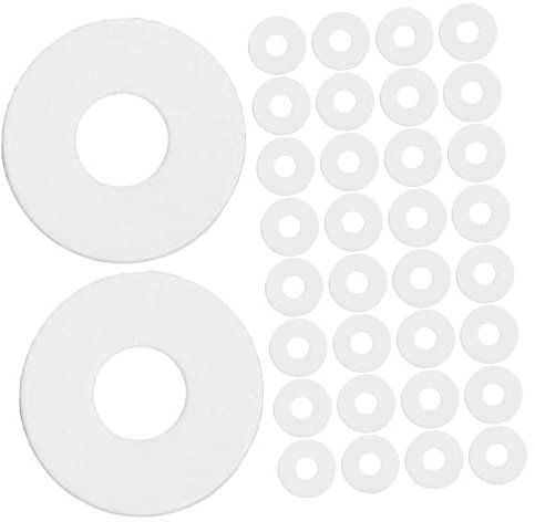 ROMISBABA 500pezzi Rondelle in Vinile Per Guarnizioni Trasparenti Per Maniglie Doccia Fissaggio Sostituzione Guarnizione in Vinile Piccole Rondelle Per Forniture