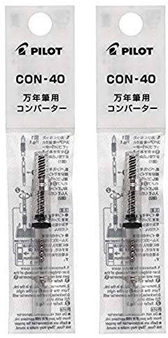 Pilot Fountain Pen Ink Converter (CON-40) Screw Type Value Set of 2… (2 Pack)