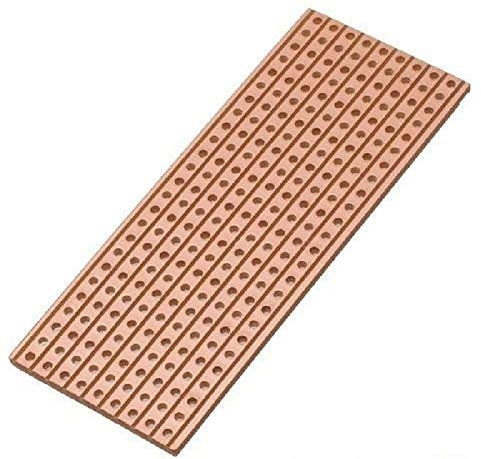 K M Electronics® PCB PROTOTYPING Copper STRIPBOARD Circuit Board 25 X 64 MM
