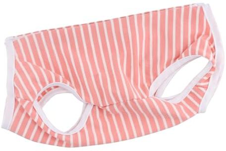 Shengxi Combinaison de Récupération pour Chiens Onesies pour Chien Après Opération Castration Alternative Collier Électronique à Cône Anti-Léchage Body Post Operatoire pour Chiens et Chat (Rose, S)