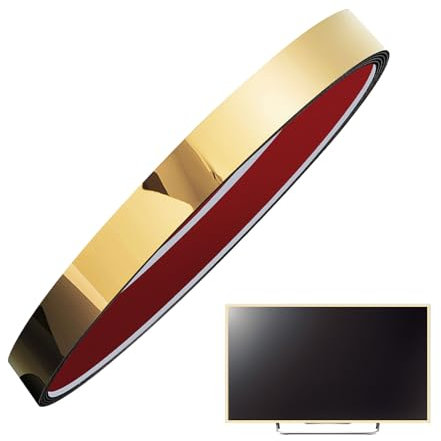 Revêtement mural autocollant et adhésif - 5 m - Cadre autocollant flexible pour décoration de salle de bain, revêtement mural, revêtement de plafond