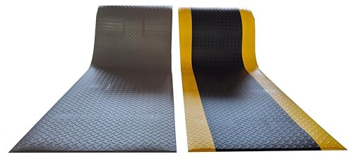 MERTEX Anti-Ermüdungsmatte Meterware 2 Breiten mittlere Belastung (grau, ca. 60 x 50 cm)