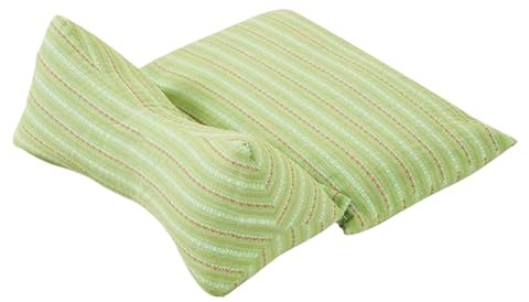 Genérico Almohadas de Alforfón para Dormir - Soporte Cervical con Cáscara de Alforfón,Funda Separable para Hombres y Mujeres en Cama, Sofá, Escritorio, Coche o Avión