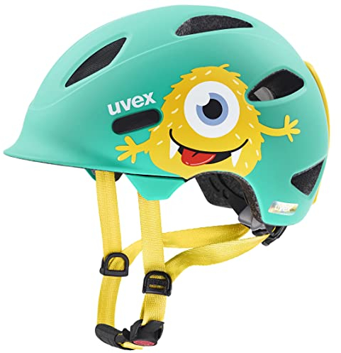 uvex OYO Style - Leichter Fahrradhelm für Kinder - individuelle Größenanpassung Mustern - Monster Lagoon matt - 50-54 cm