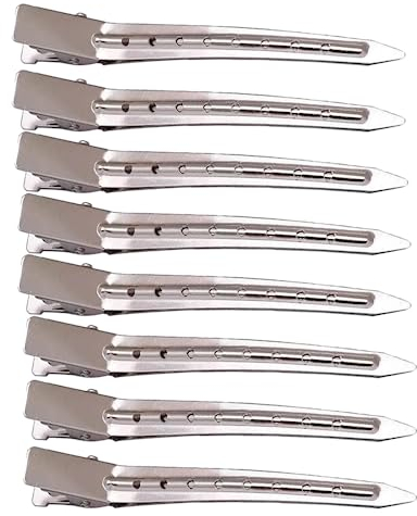 Haarspangen, 8 Stücke Ente bill Haarspangen, Metall Haarklammern, Professionelle Haarklammern, Für Frisur und Make-up