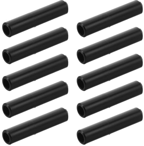 VICASKY 10 Pièces Manchon Plastique Noir 5mm pour Bras de Trémolo Guitare Électrique, Remplace Embout, Réduit Vibrations et Glissements pour Système Tremolo
