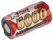 XCell Akku X5000SCR Sub-C Hochstrom Flattop (Höhe 43,8 mm, ø 22,9 mm, Spannung 1,2 V, Gewicht 69 g, 5000 mAh, NI-MH-Akku, Wiederaufladbar) 137691
