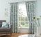 Dreams & Drapes Design - Eve - Pair of Pencil Pleat Curtains With Tie - Backs in Duck Egg, 66 Width x 54 Drop (168 x 137cm)