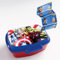 ICE TOYS Porte-collation + 4 étiquettes de signome colorées boîte à lunch pour enfants (Avenge)