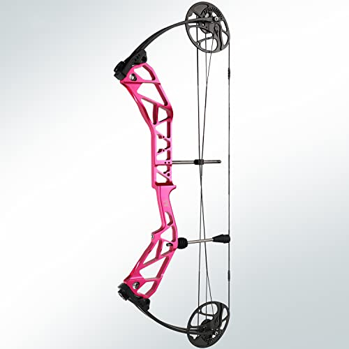 surwolf Compound Bogen, 19~70 lbs, Jagd Compound Bogen, Bogenschießen Pfeil und Bogen Set, 31 Erwachsene Bogen, Outdoor Jagdbogen (Rosa 1#)