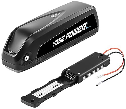 SHIMOST 48V 13Ah Hailong1-2 E-Bike Li-ion Downtube battery with UK charger for bicycle Viking, Tianneng, Mifa, VAUN, Prophete (48V 13Ah Battery with charger)