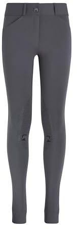 Dover Saddlery Riding Sport Kids Equestrian Essential Jodhpur - Charcoal - 8,Equestrian, Great for Horses and Horse Riding