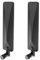 VGOL 2PCS WiFi 6E Antena Adaptador de Tres Bandas Antena 5dBi Antena RP-SMA Macho 2.4GHz 5GHz 6GHz Antena para PC Computadora Portátil Enrutadores de Red